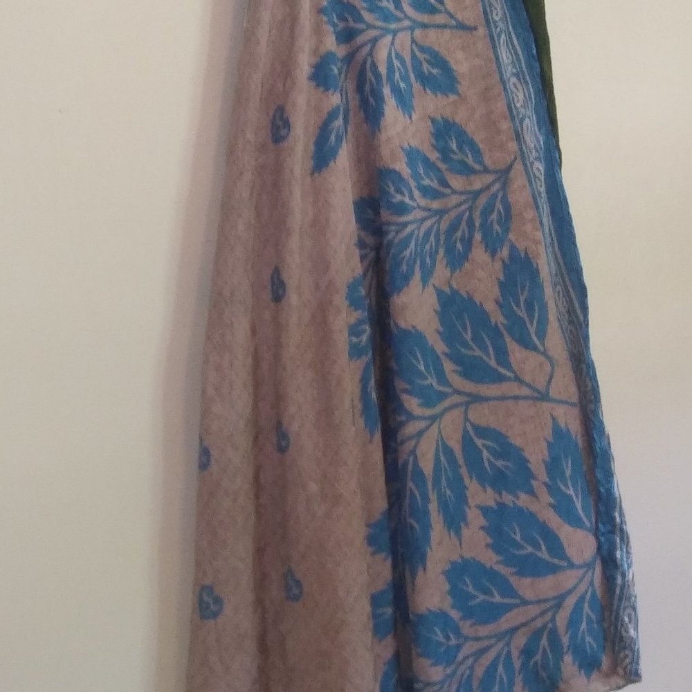 reversible ankle length wrap around skirt Maple Clothing size L
